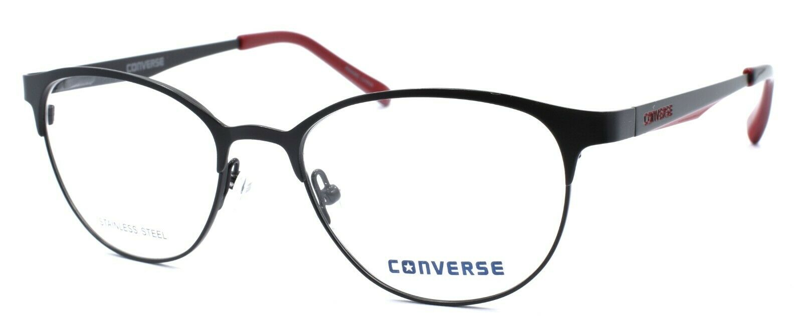 1-CONVERSE G149 Eyeglasses Frames 49-17-140 Black + CASE-751286303001-IKSpecs