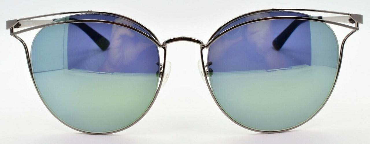 McQ Alexander McQueen MQ0102S 002 Women's Sunglasses Cateye Ruthenium / Mirrored
