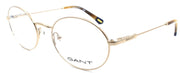 1-GANT GA3187 032 Unisex Eyeglasses Frames 51-19-140 Light Gold-889214048332-IKSpecs