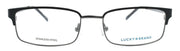 2-LUCKY BRAND D801 Eyeglasses Frames SMALL 49-16-130 Black + CASE-751286282399-IKSpecs