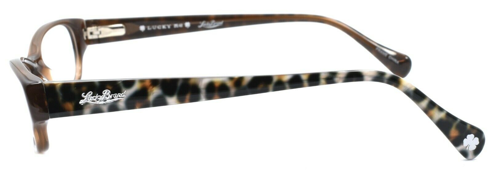 3-LUCKY BRAND Pretend Kids Girls Eyeglasses Frames 49-15-130 Brown-751286264036-IKSpecs