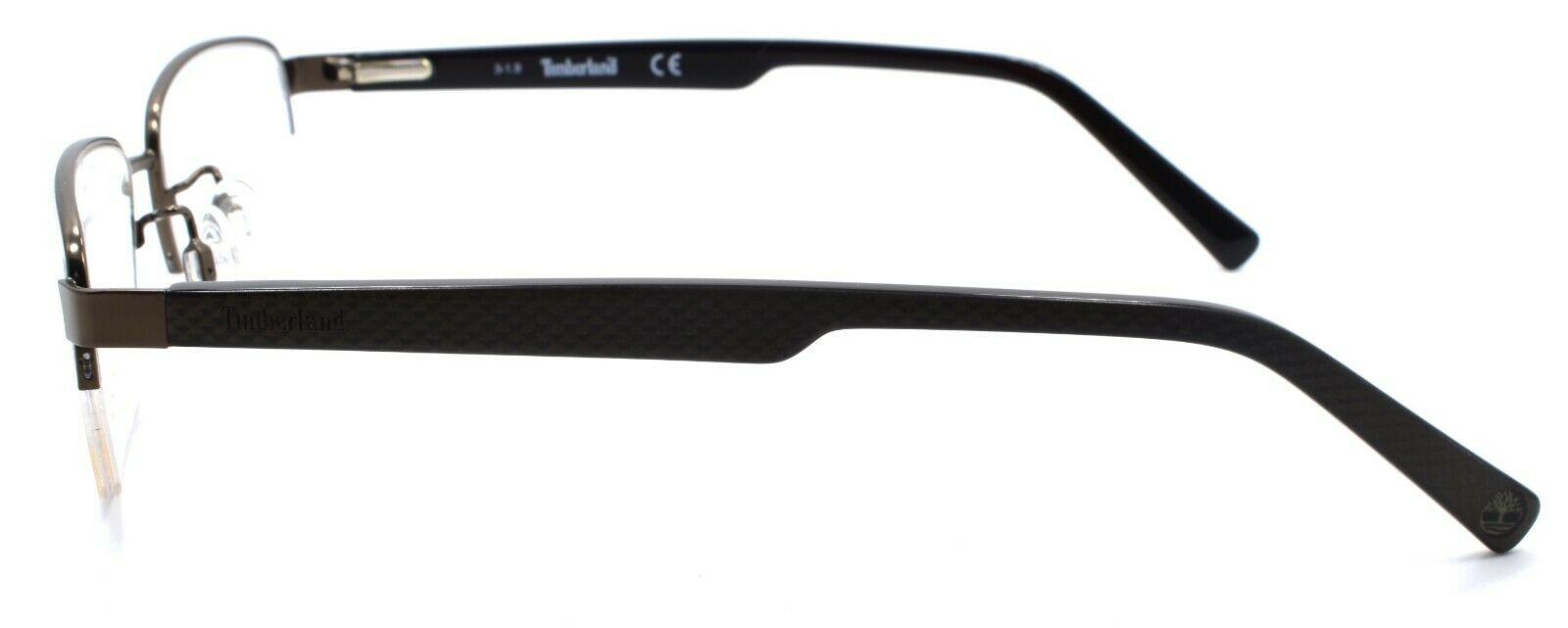 3-TIMBERLAND TB1548 049 Men's Eyeglasses Frames Half-rim 53-17-140 Dark Brown-664689750061-IKSpecs