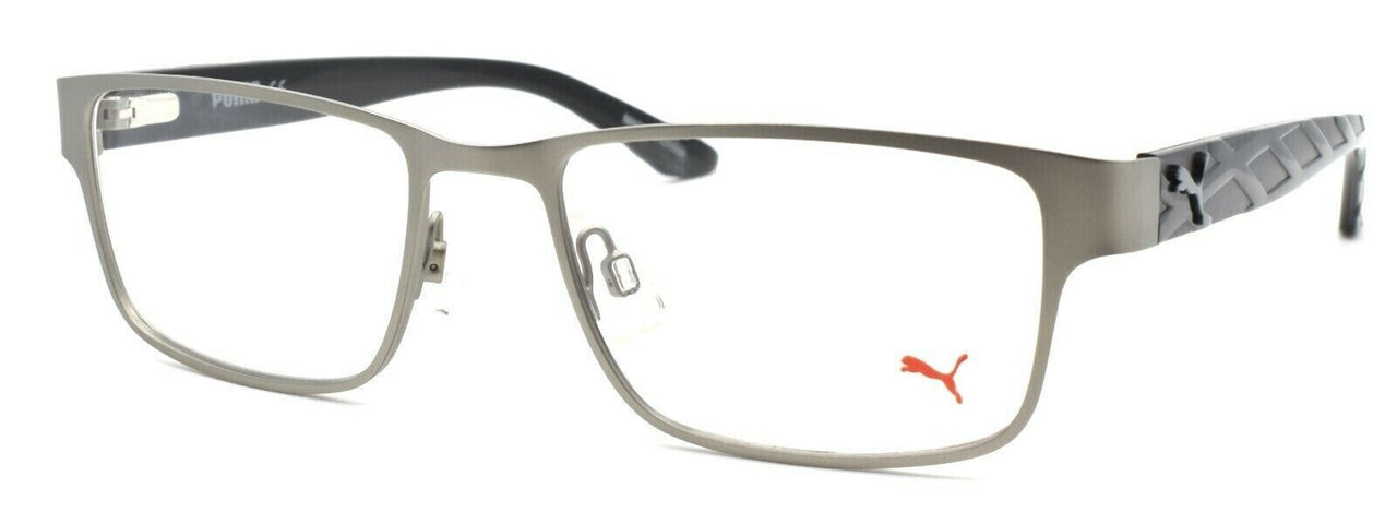 1-PUMA PU0024O 004 Men's Eyeglasses Frames 53-18-140 Ruthenium / Black-889652004020-IKSpecs