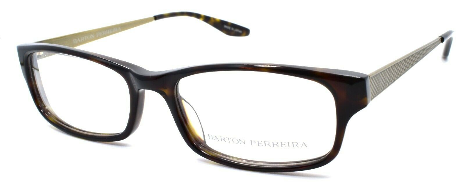 1-Barton Perreira Nickelas DAW/ANG Men's Eyeglasses Frames 53-17-145 Dark Walnut-672263039037-IKSpecs
