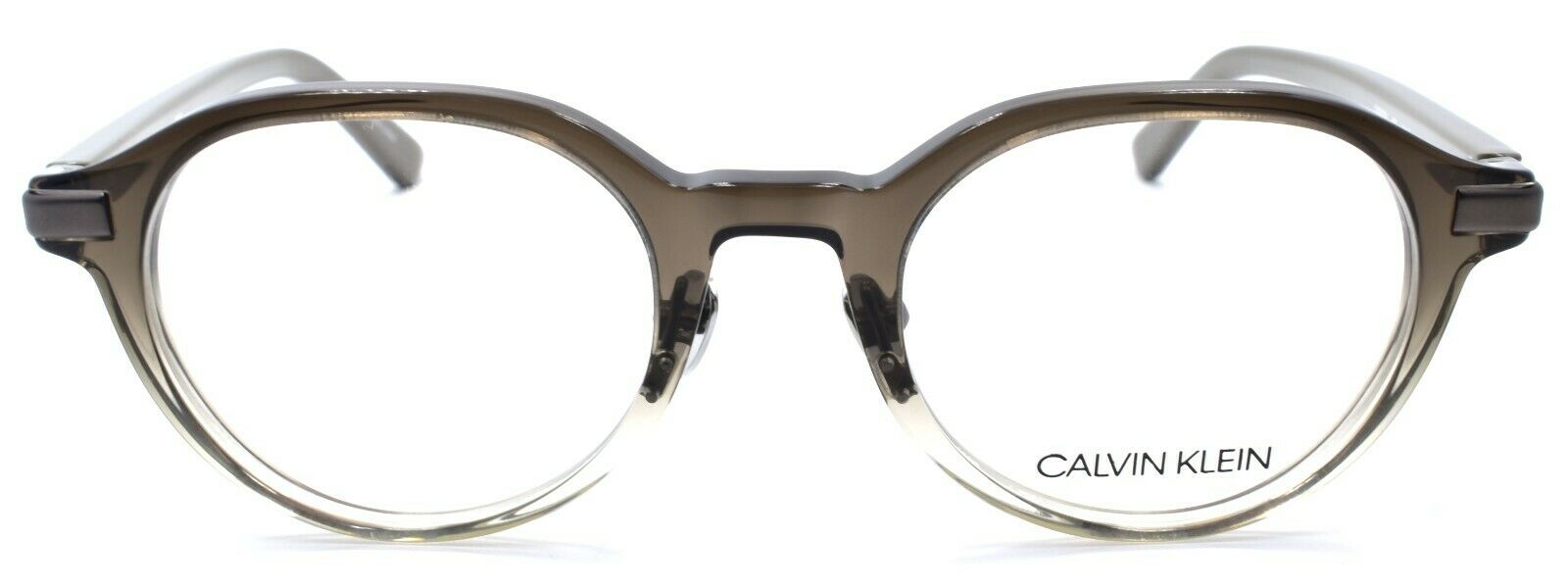 2-Calvin Klein CK20504 079 Men's Eyeglasses Frames 48-21-145 Smoke / Crystal-883901122947-IKSpecs