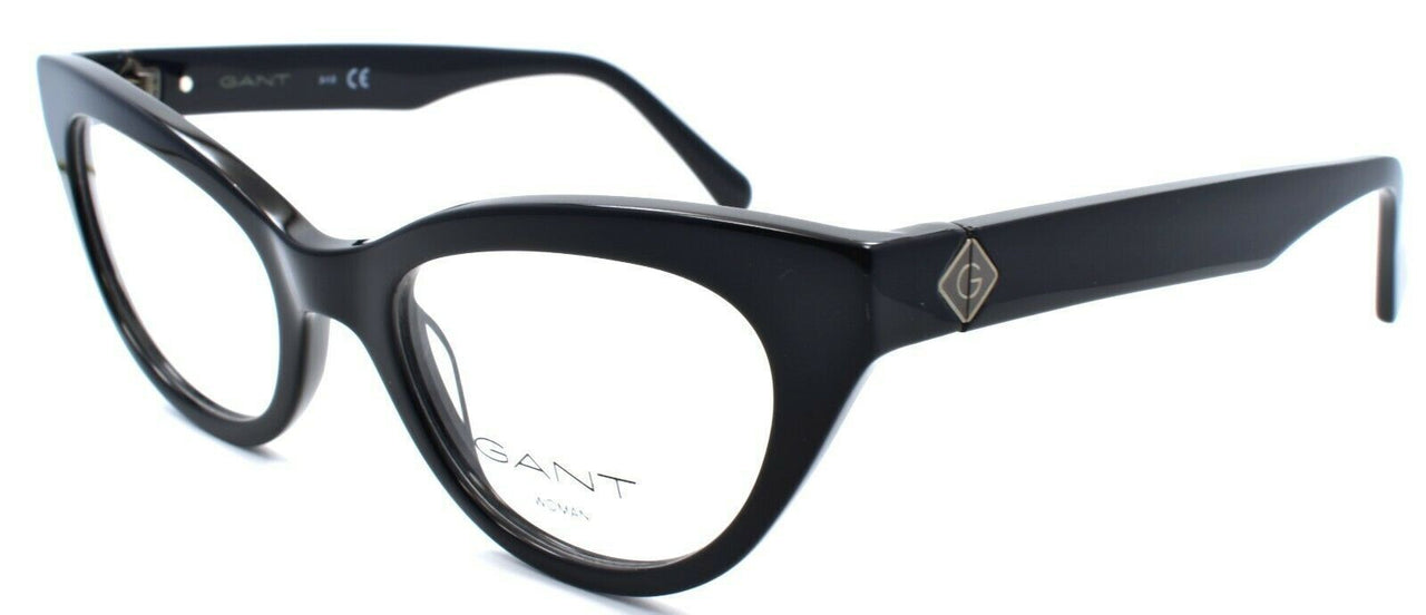 GANT GA4100 001 Women's Eyeglasses Frames Cat Eye 51-20-140 Black