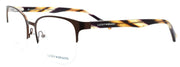 1-LUCKY BRAND D105 Women's Eyeglasses Frames Half-rim 53-19-140 Brown + CASE-751286295399-IKSpecs