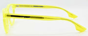 3-McQ Alexander McQueen MQ0033O 004 Unisex Eyeglasses 49-20-140 Fluorescent Yellow-889652011523-IKSpecs