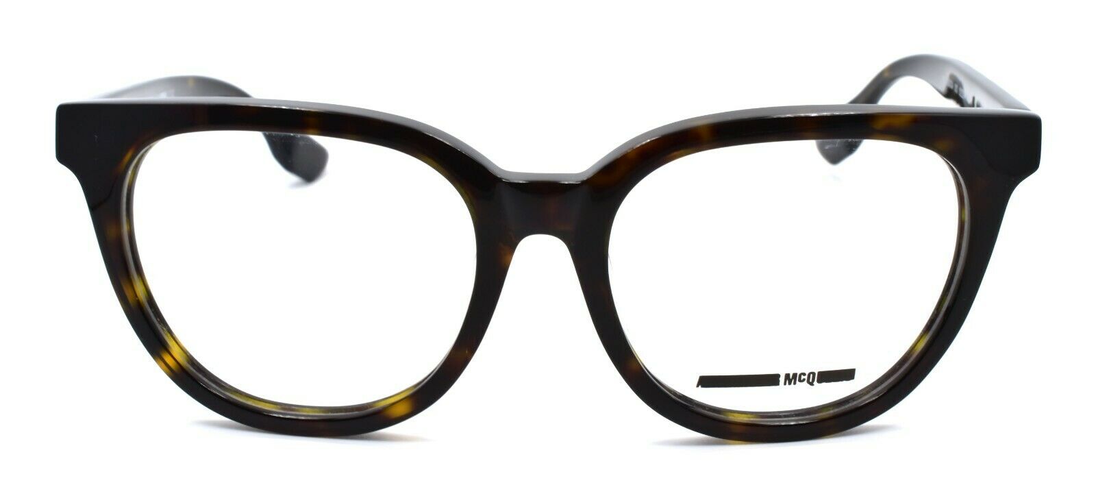 2-McQ Alexander McQueen MQ0030OA 002 Women's Eyeglasses Frames 52-17-140 Havana-889652016771-IKSpecs