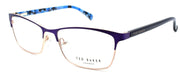 1-Ted Baker Luna 2231 665 Women's Eyeglasses Frames 53-15-135 Navy Blue / Gold-4894327181247-IKSpecs