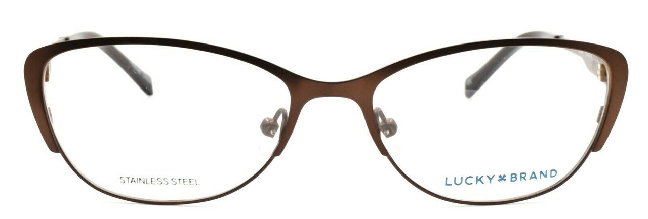 2-LUCKY BRAND D704 Women's Eyeglasses Frames 50-15-135 Brown + CASE-751286282238-IKSpecs