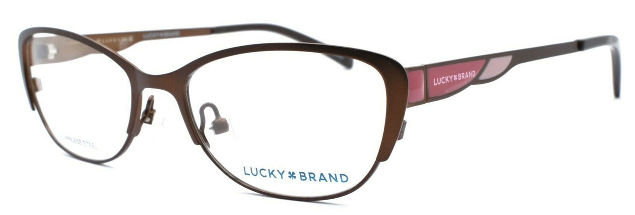 1-LUCKY BRAND D704 Kids Girls Eyeglasses Frames 47-15-130 Brown-751286282221-IKSpecs