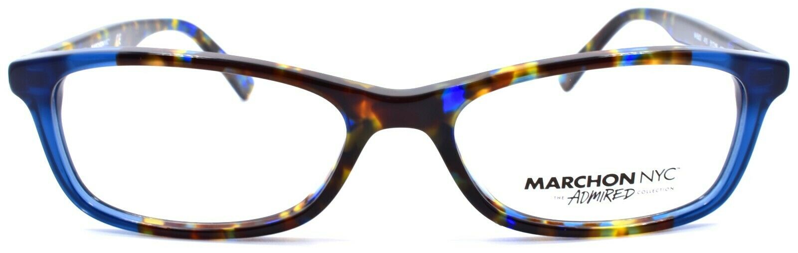 2-Marchon M5503 415 Women's Eyeglasses Frames 51-16-135 Blue Tortoise-886895430609-IKSpecs