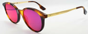 1-McQ Alexander McQueen MQ0069S 002 Unisex Sunglasses Havana & Gold / Pink-889652064673-IKSpecs