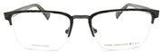 2-John Varvatos VJVC007 Men's Eyeglasses Frames Half-rim 53-18-145 Sage / Black-751286369830-IKSpecs