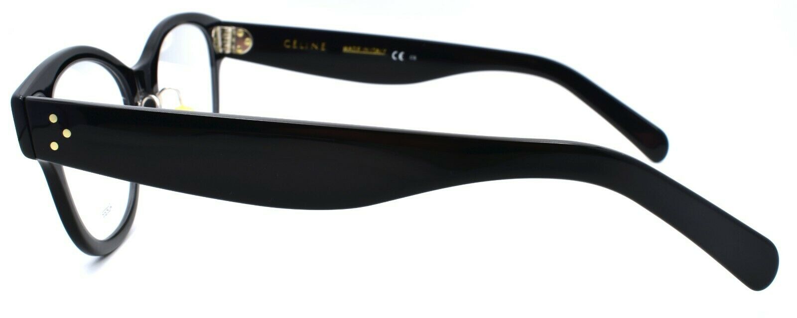 3-Celine CL 41437/F 06Z Eyeglasses Frames Asian Fit 51-20-150 Black-762753276148-IKSpecs