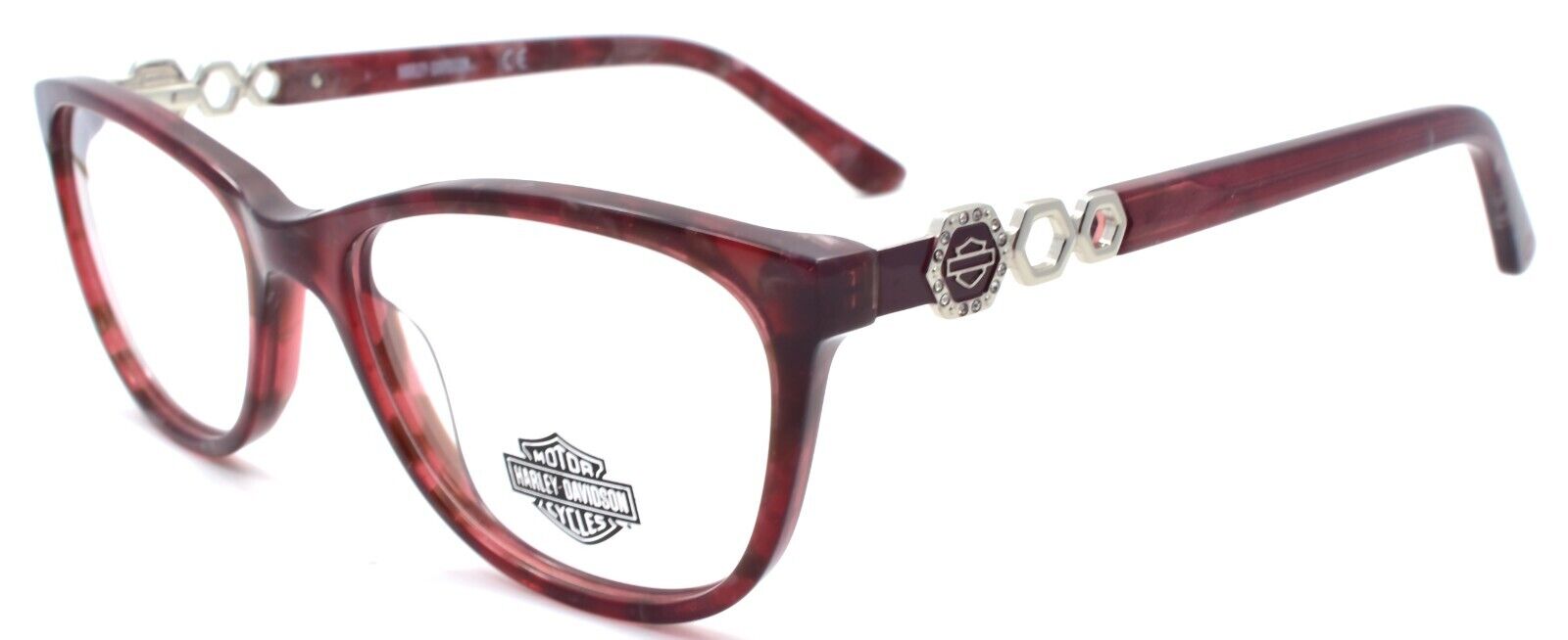 1-Harley Davidson HD0554 069 Women's Eyeglasses Frames 51-16-140 Shiny Bordeaux-889214179494-IKSpecs