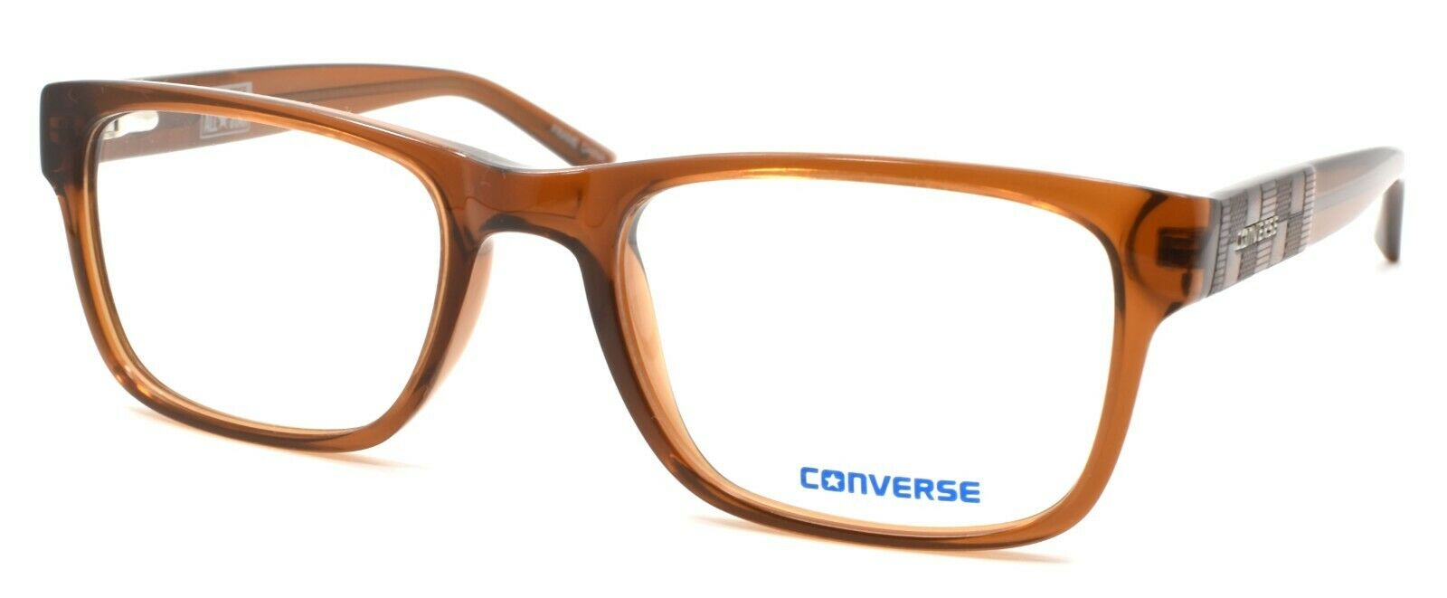1-CONVERSE Q042 Men's Eyeglasses Frames 52-19-135 Brown + CASE-751286280401-IKSpecs
