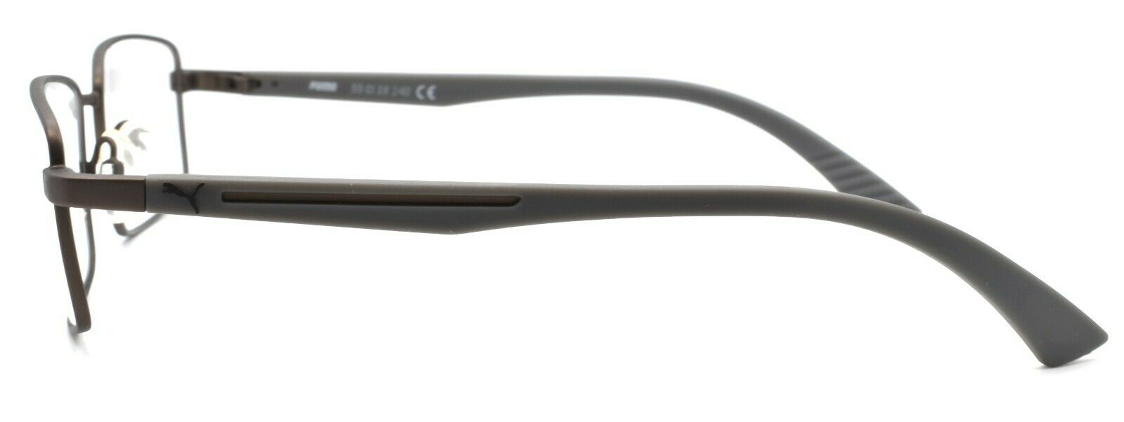 3-PUMA PU0019O 006 Men's Eyeglasses Frames 55-18-140 Brown / Grey + CASE-889652001722-IKSpecs
