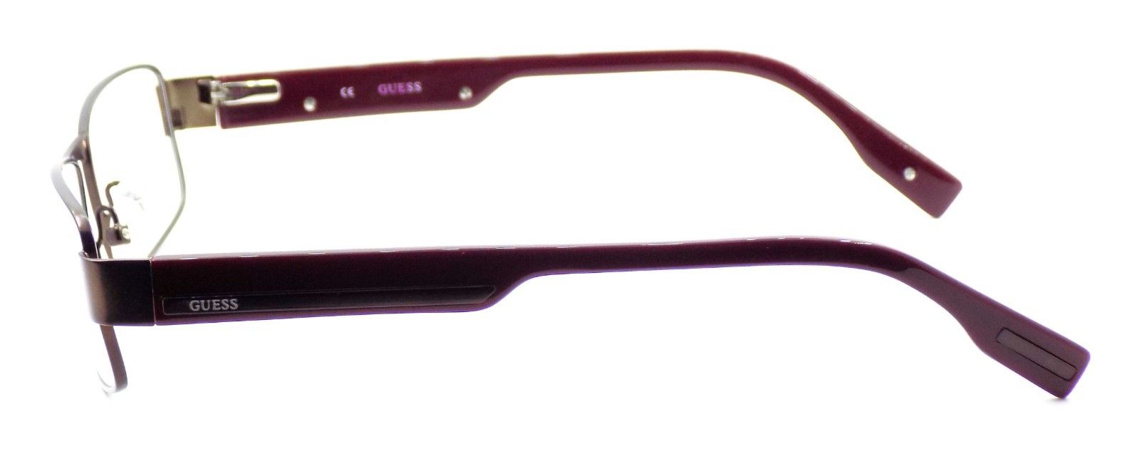 3-GUESS GU1819 BRN Men's Eyeglasses Frames 55-16-145 Satin Brown / Burgundy + CASE-715583980167-IKSpecs