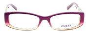 2-GUESS GU2385 PUR Women's Plastic Eyeglasses Frames 52-16-135 Purple + CASE-715583766235-IKSpecs