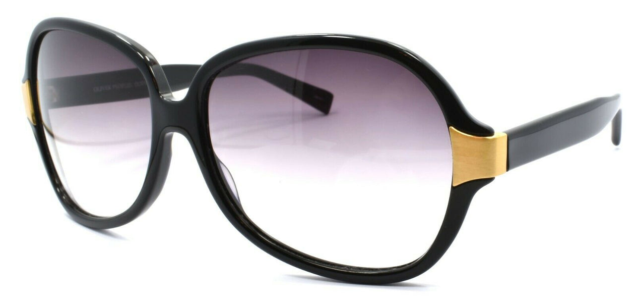 1-Oliver Peoples Leyla BK/G Women's Sunglasses Black / Violet Gradient JAPAN-Does not apply-IKSpecs