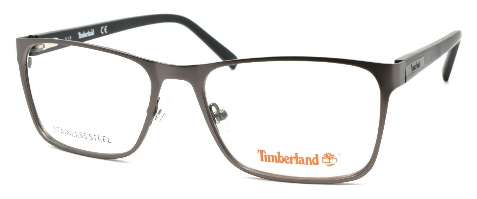 1-TIMBERLAND TB1578 009 Men's Eyeglasses Frames 55-17-145 Gunmetal + CASE-664689912827-IKSpecs