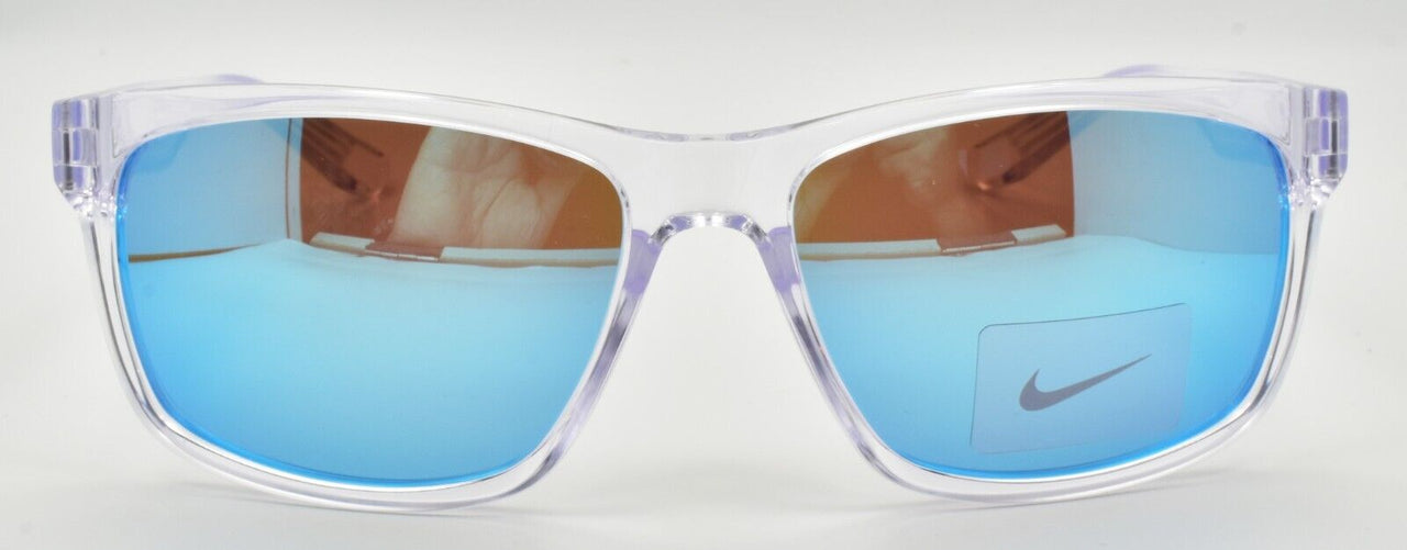 Nike Cruiser FQ4677 914 Sunglasses Gray Crystal / Frozen Blue Mirror