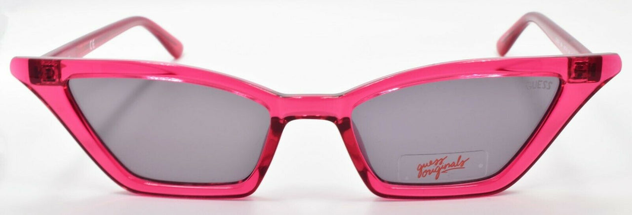 2-GUESS Originals GU8219 66A Women's Sunglasses Cat-eye Shiny Red / Smoke-889214084309-IKSpecs