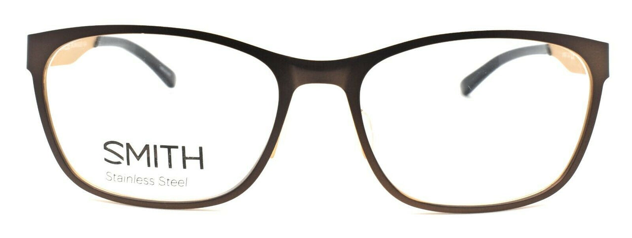 2-SMITH Optics Prowess FG4 Women's Eyeglasses Frames 57-17-140 Brown / Gold + CASE-716736127552-IKSpecs