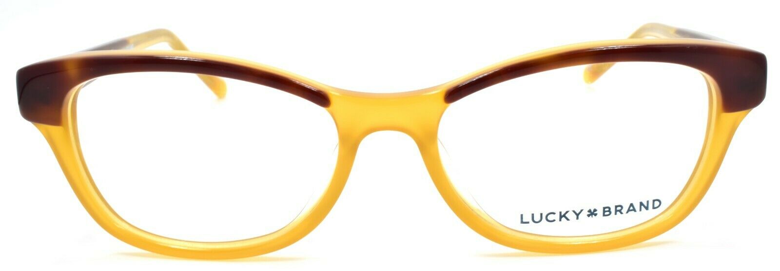 2-LUCKY BRAND D702 Kids Girls Eyeglasses Frames 47-15-130 Tortoise / Honey-751286282108-IKSpecs