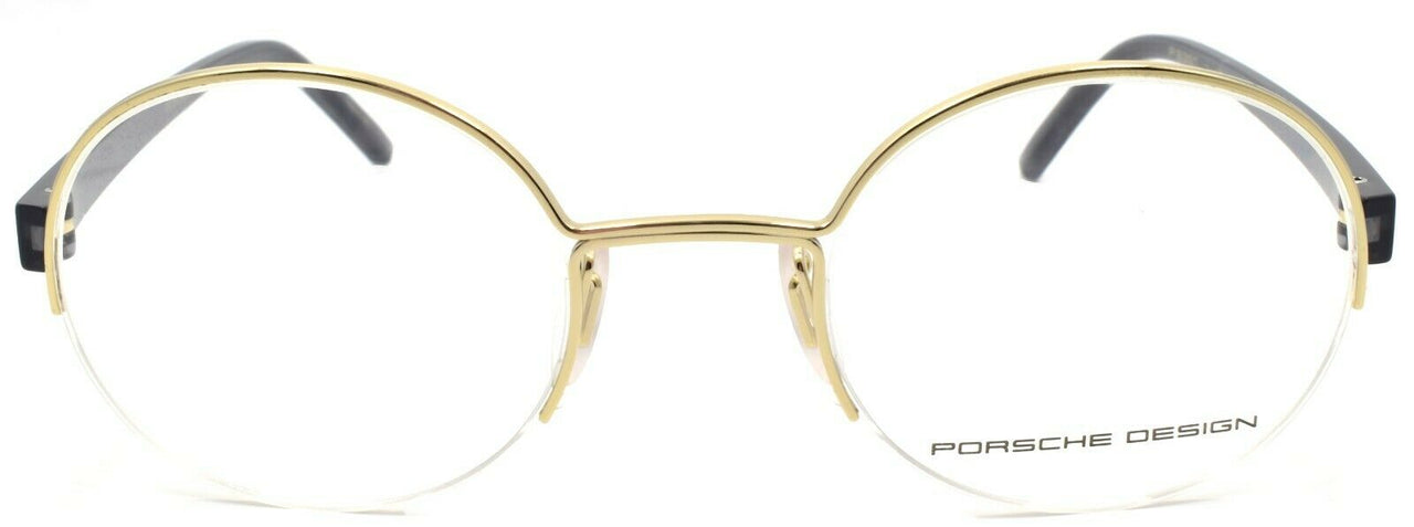 2-Porsche Design P8350 D Eyeglasses Frames Half-rim Round 48-22-140 Gold-4046901603915-IKSpecs