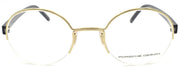 2-Porsche Design P8350 D Eyeglasses Frames Half-rim Round 48-22-140 Gold-4046901603915-IKSpecs
