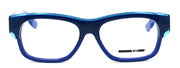 2-McQ Alexander McQueen MQ0027O 002 Unisex Eyeglasses Frames 52-16-145 Blue-889652010809-IKSpecs