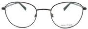 2-Nautica N7303 030 Men's Eyeglasses Frames 49-21-140 Satin Gunmetal-688940463125-IKSpecs