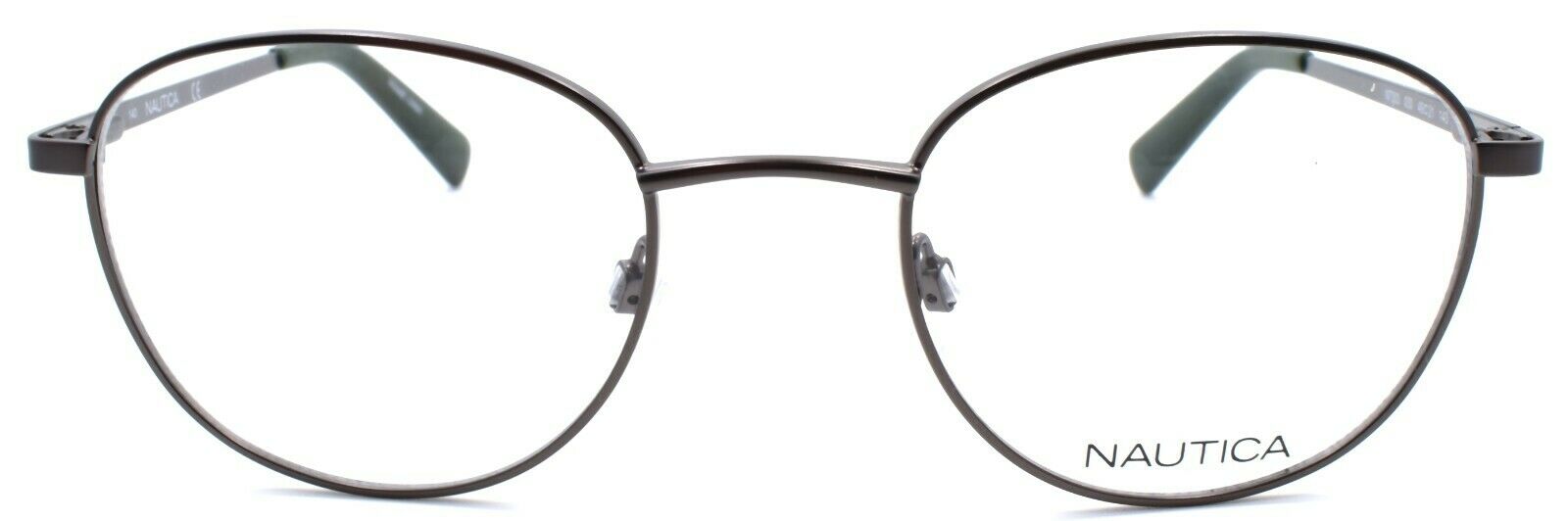 2-Nautica N7303 030 Men's Eyeglasses Frames 49-21-140 Satin Gunmetal-688940463125-IKSpecs