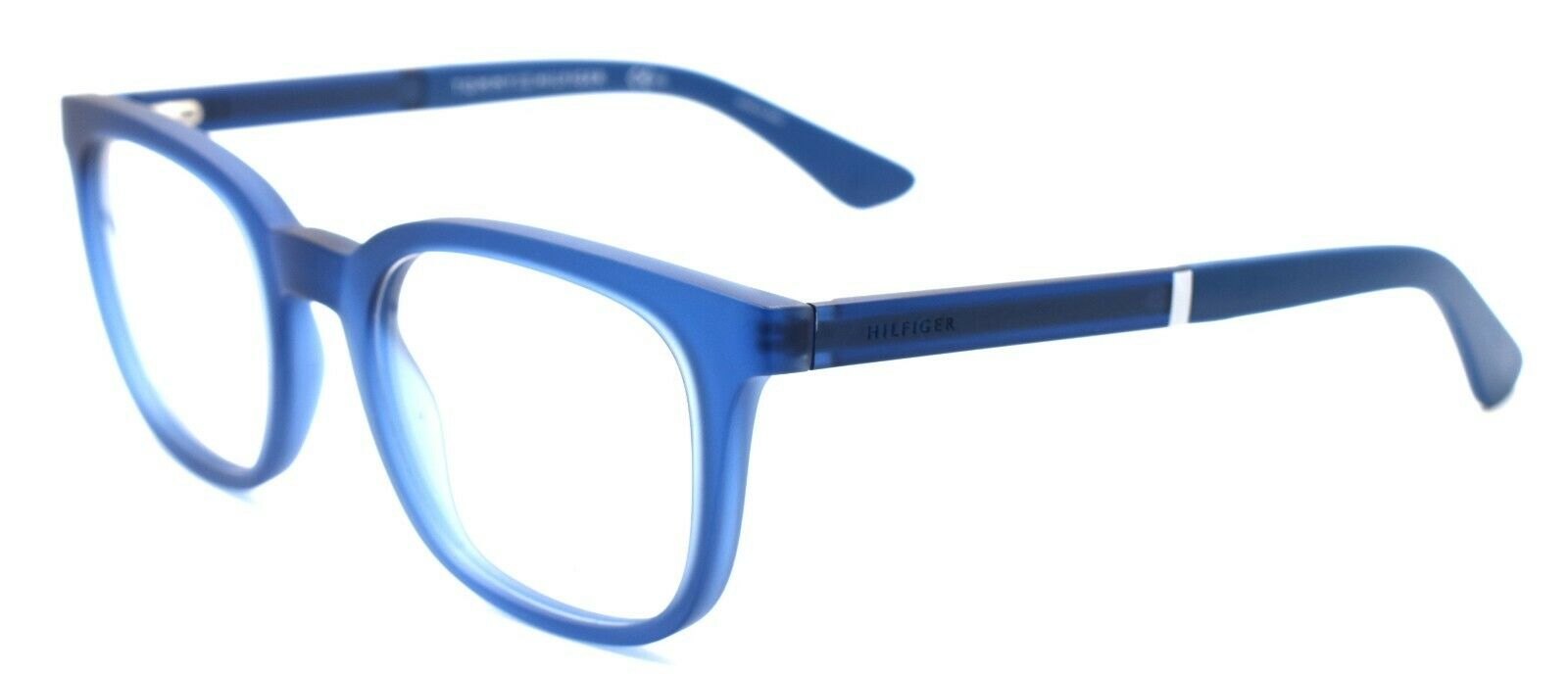 1-TOMMY HILFIGER TH 1477 GEG Men's Eyeglasses Frames 50-21-145 Transparent Blue-762753618115-IKSpecs