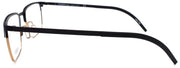 3-Flexon B2034 003 Men's Eyeglasses Black 54-18-145 Flexible Titanium-883900208185-IKSpecs