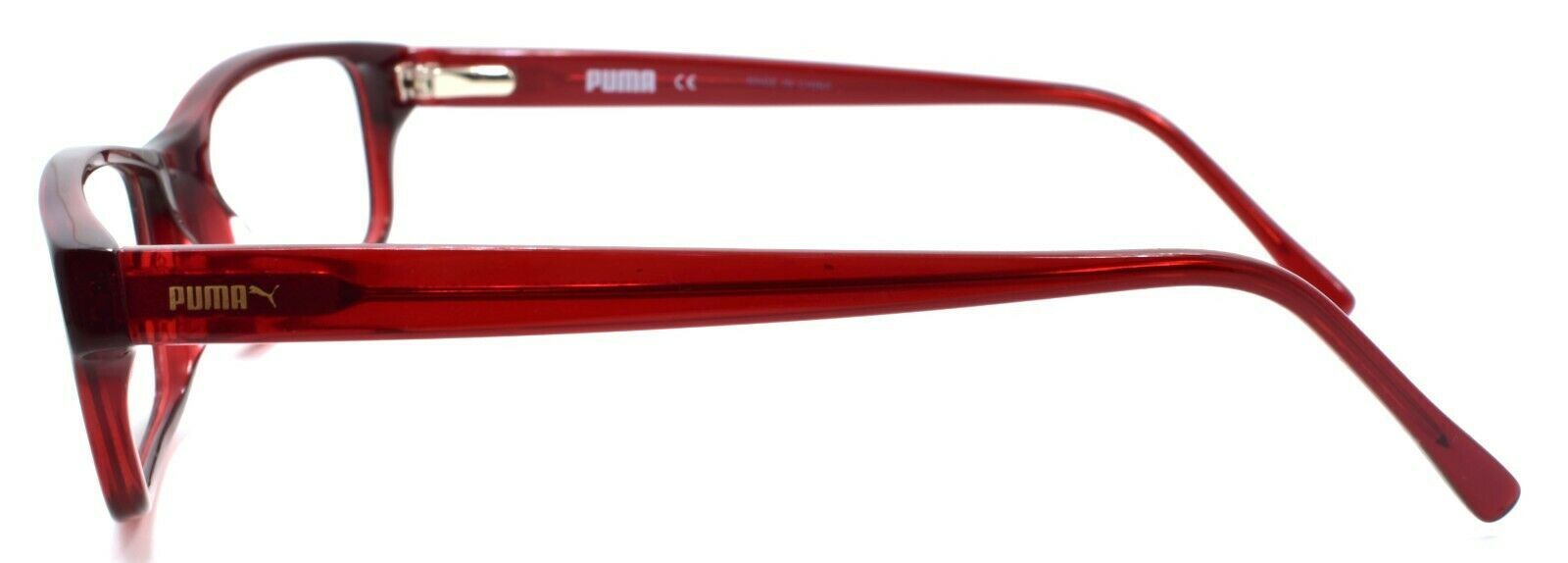 3-PUMA PE0021O 003 Unisex Eyeglasses Frames 54-19-140 Deep Red-889652034348-IKSpecs