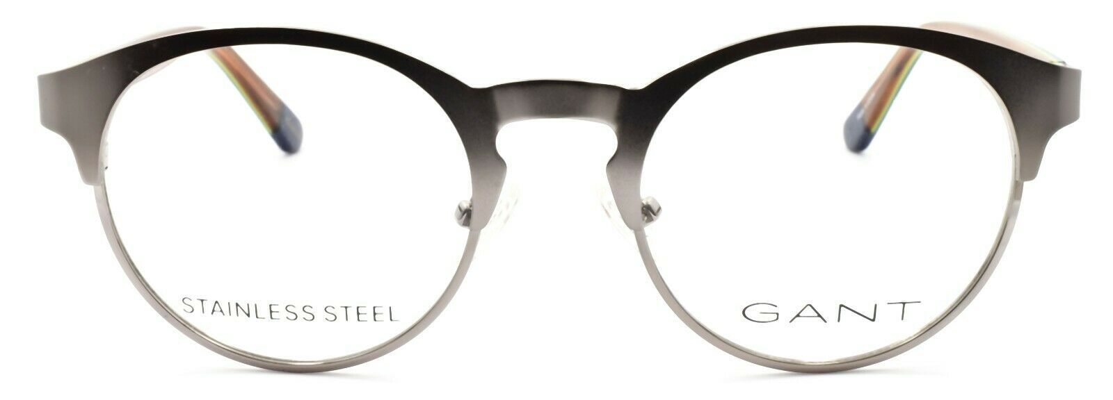 2-GANT GA3138 009 Men's Eyeglasses Frames Round 48-20-140 Gunmetal-664689875290-IKSpecs
