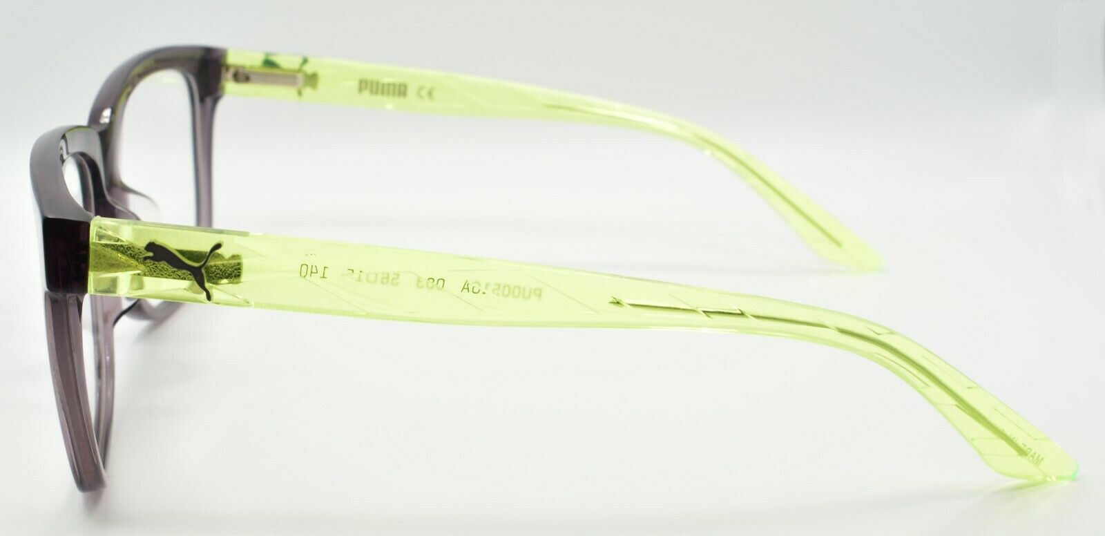 3-PUMA PU0051OA 003 Unisex Eyeglasses Frames 56-15-140 Gray / Yellow-889652015934-IKSpecs