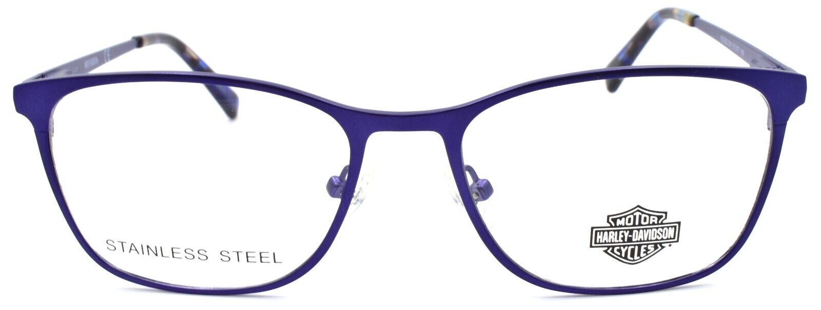 2-Harley Davidson HD0552 091 Women's Eyeglasses Frames 51-17-140 Matte Blue-889214128669-IKSpecs