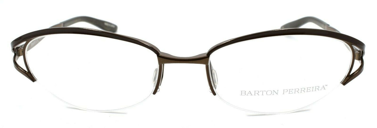 2-Barton Perreira Eliza Women's Eyeglasses Frames 53-17-125 Java / Foxy Brown-672263038221-IKSpecs