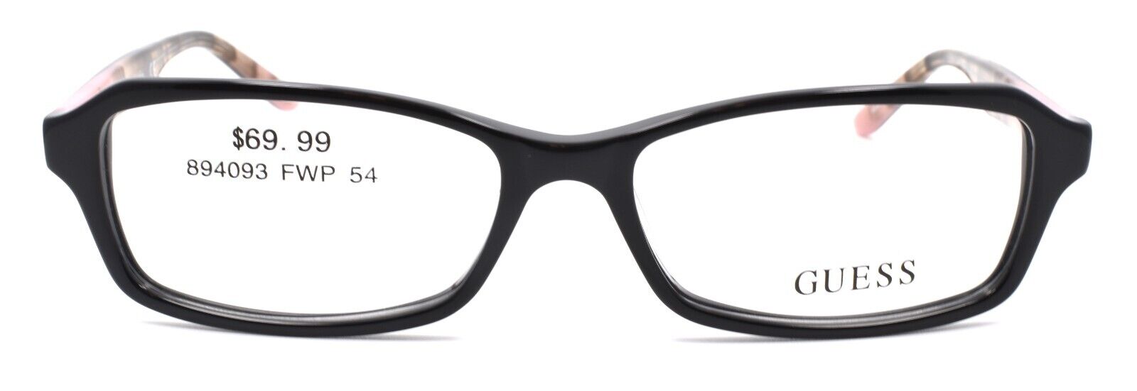 2-GUESS GU2458 BLK Women's Eyeglasses Frames 54-15-135 Black-IKSpecs