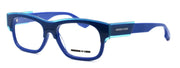 1-McQ Alexander McQueen MQ0027O 002 Unisex Eyeglasses Frames 52-16-145 Blue-889652010809-IKSpecs