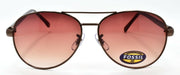 2-Fossil FW12 Women's Aviator Sunglasses 65-15-133 Brown / Brown Gradient-IKSpecs