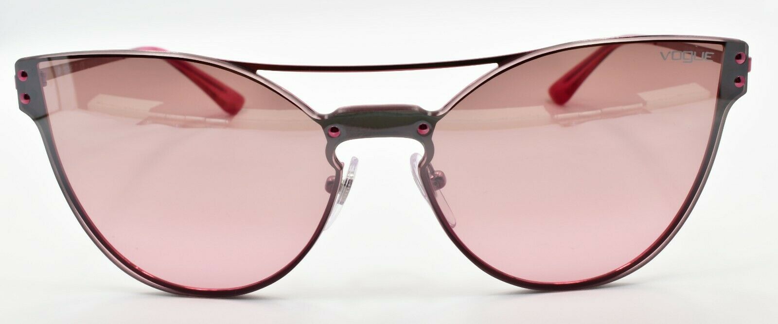 2-Vogue VO4135S 51147E Women's Sunglasses Cat Eye Red / Pink Mirror Silver-8056597067409-IKSpecs
