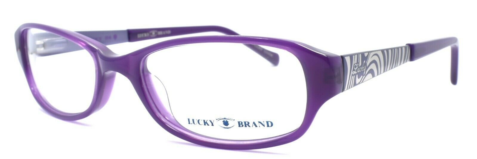 1-LUCKY BRAND Jade Kids Girls Eyeglasses Frames 48-16-130 Purple + CASE-751286136531-IKSpecs