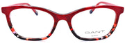 2-GANT GA4095 054 Women's Eyeglasses Frames 53-17-140 Red Havana-889214107084-IKSpecs