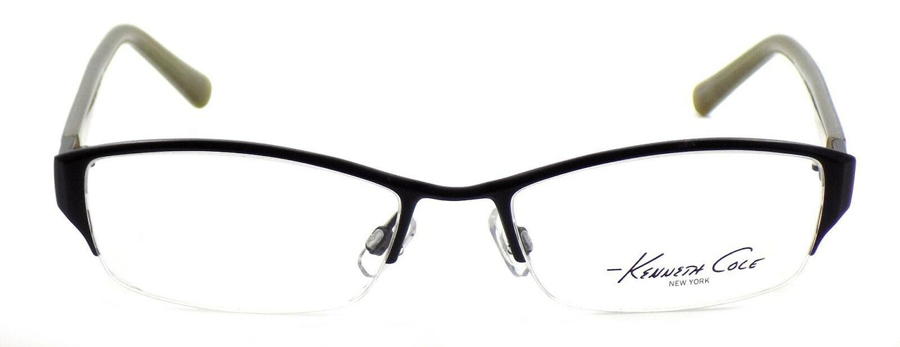 2-Kenneth Cole NY KC160 002 KCNY Women's Eyeglasses Frames 51-17-135 Matte Black-726773164038-IKSpecs